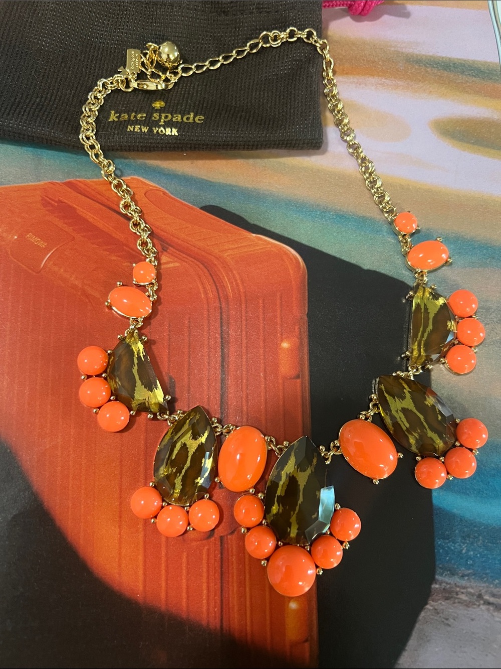 Kate Spade New York Resin Day Tripper Collar Necklace